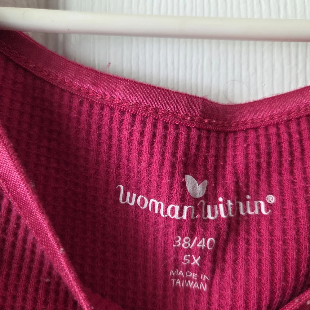 Bright Pink Ribbed Oversized Top - Picture 3 of 5
